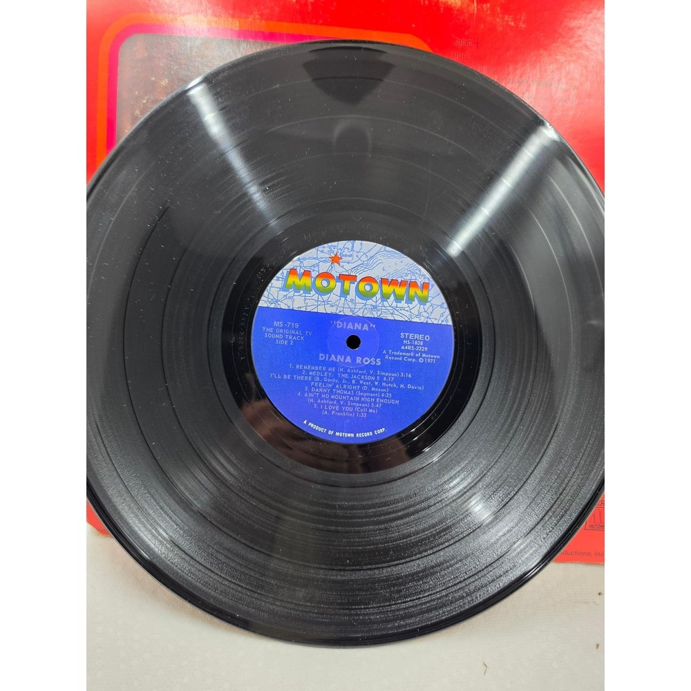 Diana! Original TV Soundtrack Vinyl LP Diana Ross Jackson 5 Motown MS-719 1971 - Picture 4 of 5